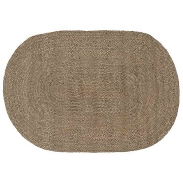 Tappeti per area Grigio 100 x 152 cm Juta