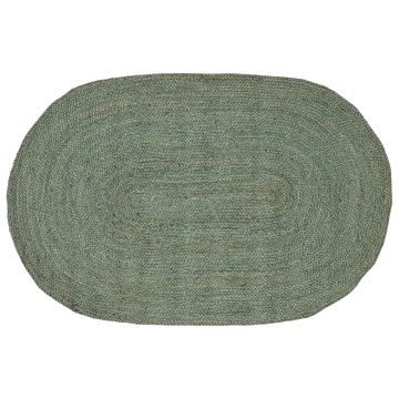Tappeti per area Verde Oliva 122 x 183 cm Juta
