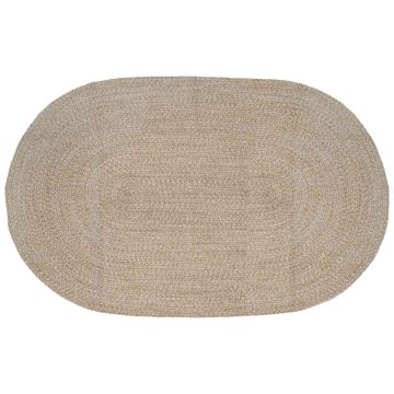 Tappeti per area Bianco 152 x 245 cm Juta