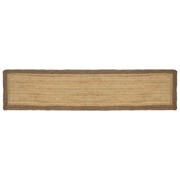 Tappeto da Area Grigio 60 x 250 cm Juta