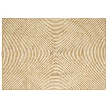 Tappeto da Area Bianco 120 x 170 cm Juta