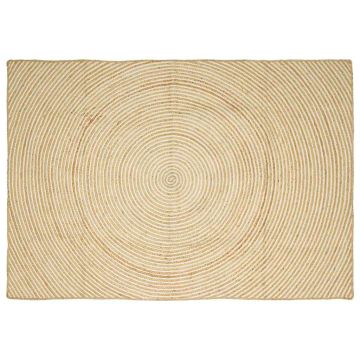 Tappeto da Area Bianco 160 x 230 cm Juta