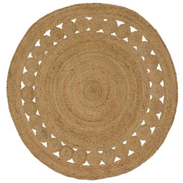 Tappeti per area Naturale Ø 120 cm Juta