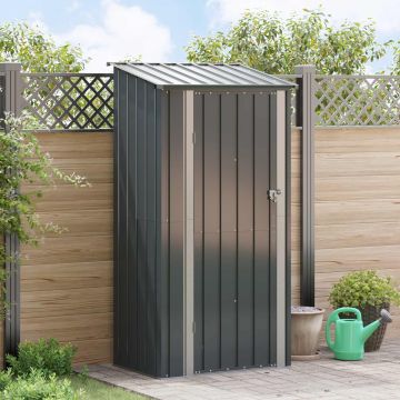 Casette da giardino Antracite 103 x 74 x 200 cm Metallo