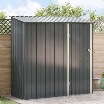 Casette da giardino Antracite 203 x 85,5 x 200 cm Metallo