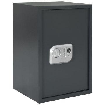 Cassetta di sicurezza digitale Grigio scuro 35 x 31 x 50 cm