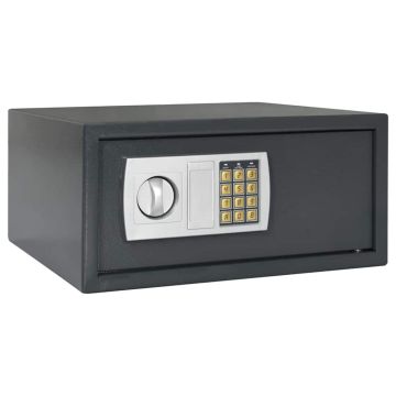 Cassetta di sicurezza digitale Grigio scuro 42 x 37 x 20 cm