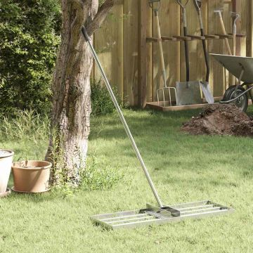 Rastrello livellatore da giardino Argento Acciaio inossidabile