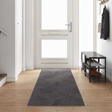 Runner in Moquette Grigio 80 x 400 cm 100% Polipropilene Tuft