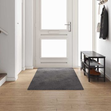 Runner in Moquette Grigio 100 x 300 cm 100% Polipropilene Tuft