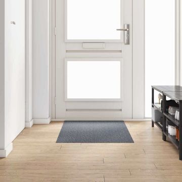 Runner in Moquette Grigio 80 x 150 cm Tessuto
