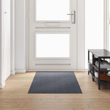Runner in Moquette Grigio 80 x 250 cm Tessuto