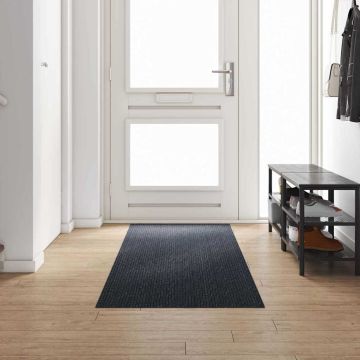 Runner in Moquette Antracite 80 x 300 cm Tessuto