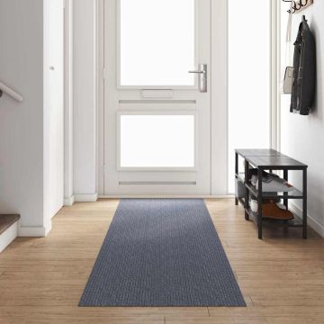 Runner in Moquette Grigio chiaro 80 x 400 cm Tessuto