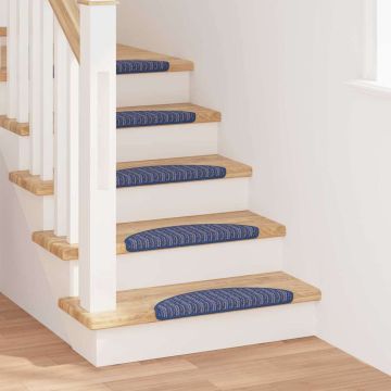 Tappetini per scale autoadesivi 15 pz 56 x 17 x 3 cm Non-Slip