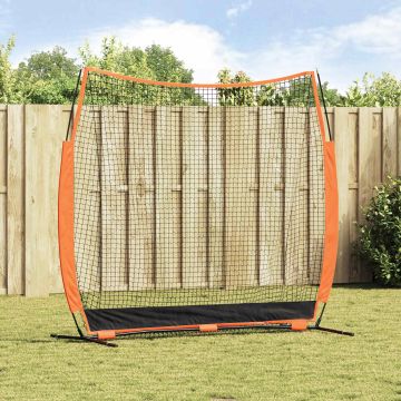 Rete da pratica per baseball Nero 250 x 106,5 x 210 cm