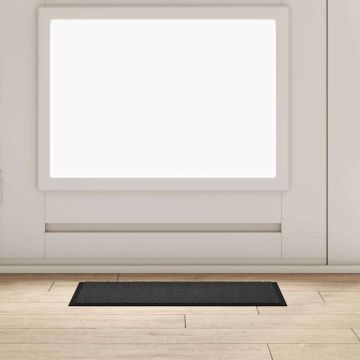 Tappetino Antracite 60 x 40 x 1.2 cm Tessuto Teddy