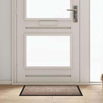Tappetino Beige 60 x 80 x 1.2 cm Tessuto Teddy