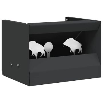 Scatola per trappole per proiettili Nero 29 x 22 x 20 cm