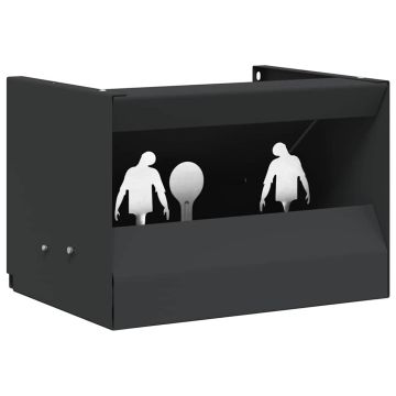 Scatola per trappole per proiettili Nero 29 x 22 x 20 cm