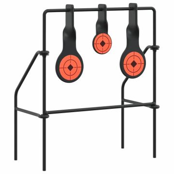 Bersaglio che si ripristina Nero 26 x 13 x 31 cm Acciaio