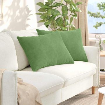 Cuscini da Divano 2 pcs Verde chiaro 70 x 50 cm