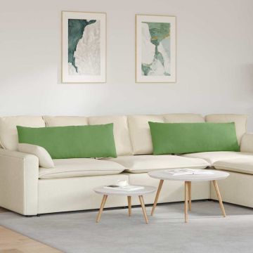 Cuscini da Divano 2 pcs Verde chiaro 120 x 40 cm