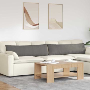 Cuscini da Divano 2 pcs Grigio chiaro 145 x 40 cm