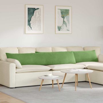 Cuscini da Divano 2 pcs Verde chiaro 200 x 40 cm
