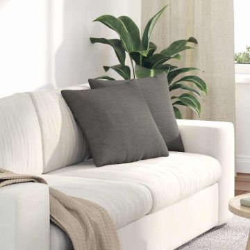 Cuscini da Divano 2 pcs Grigio chiaro 45 x 45 cm