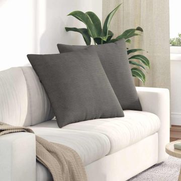 Cuscini da Divano 2 pcs Grigio chiaro 60 x 60 cm