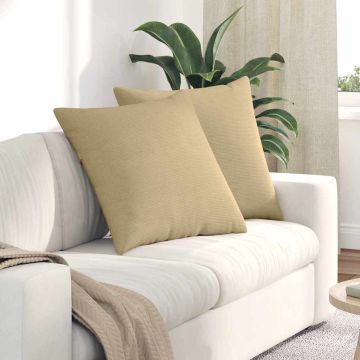 Cuscini da Divano 2 pcs Grigio Verde 60 x 60 cm