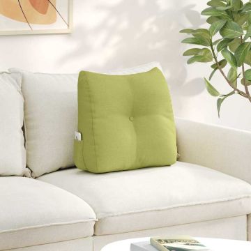 Cuscino per Schiena Verde chiaro 45 x 24 x 50 cm Tessuto