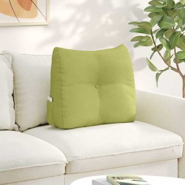 Cuscino per Schiena Verde chiaro 60 x 24 x 50 cm Tessuto
