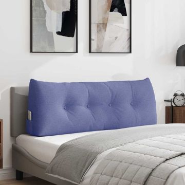 Cuscino per Schiena Blu jeans 120 x 24 x 50 cm Tessuto