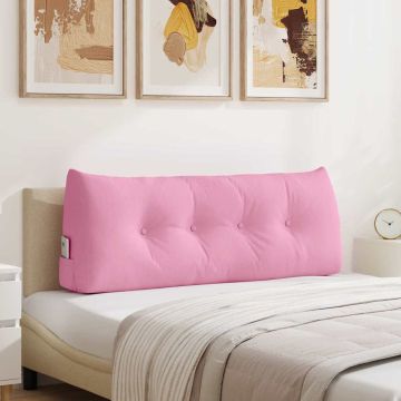 Cuscino per Schiena Rosa 120 x 24 x 50 cm Tessuto