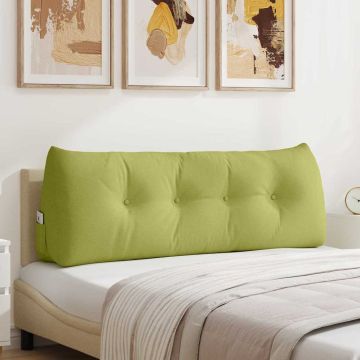 Cuscino per Schiena Verde chiaro 140 x 24 x 50 cm Tessuto