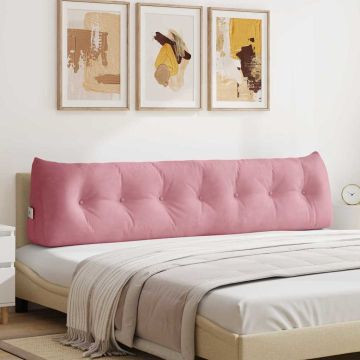 Cuscino per Schiena Rosa 200 x 24 x 50 cm Velluto