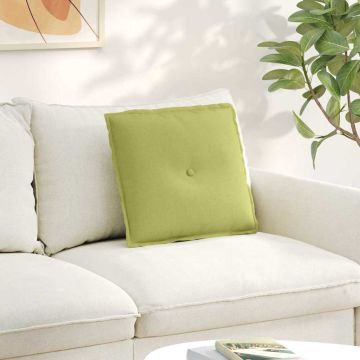 Cuscino per Schiena Verde chiaro 50 x 19 x 45 cm Tessuto