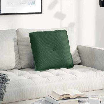 Cuscino per Schiena Verde Giungla 50 x 45 cm Tessuto in Cords