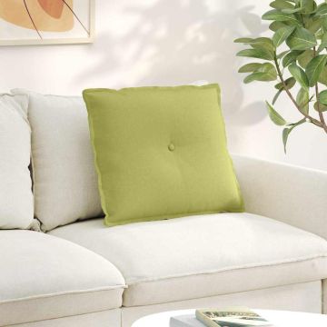Cuscino per Schiena Verde chiaro 60 x 19 x 50 cm Tessuto
