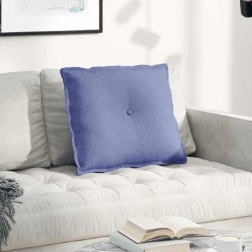 Cuscino per Schiena Blu jeans 60 x 19 x 50 cm Tessuto