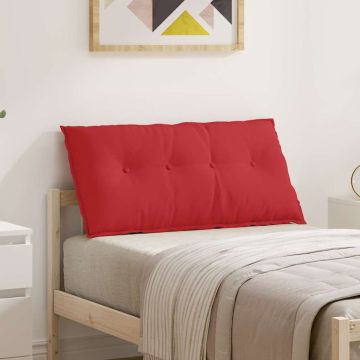 Cuscino per Schiena Rosso 100 x 19 x 50 cm Tessuto