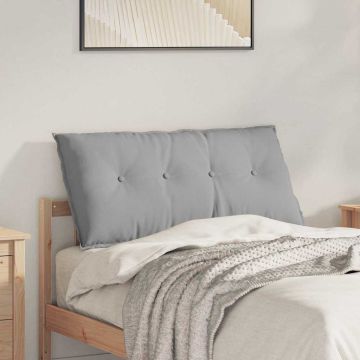 Cuscino per Schiena Grigio Nuvola 100 x 19 x 50 cm Tessuto