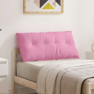 Cuscino per Schiena Rosa 100 x 19 x 50 cm Tessuto