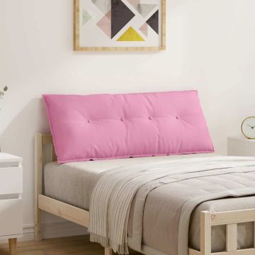 Cuscino per Schiena Rosa 120 x 19 x 50 cm Tessuto