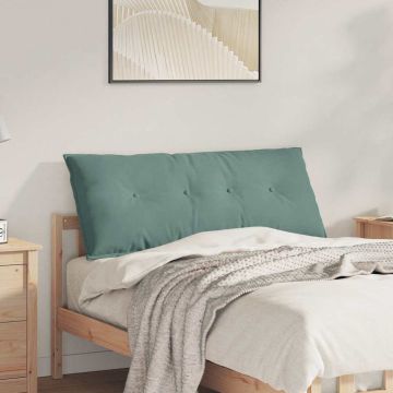 Cuscino per Schiena Verde Mare 120 x 50 cm Tessuto in Cords