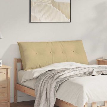 Cuscino per Schiena Grigio Verde 120 x 50 cm Tessuto in Cords