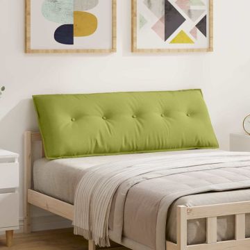 Cuscino per Schiena Verde chiaro 140 x 19 x 50 cm Tessuto