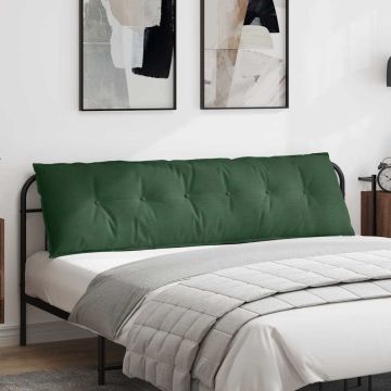 Cuscino per Schiena Verde Giungla 180 x 50 cm Tessuto in Cords